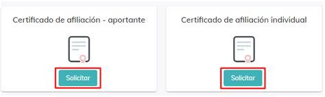 Generación certificados de afiliación individual